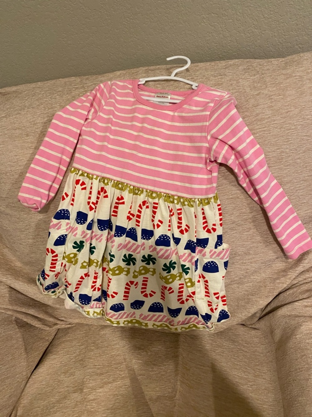 Hanna Andersson Pink and White Striped Top